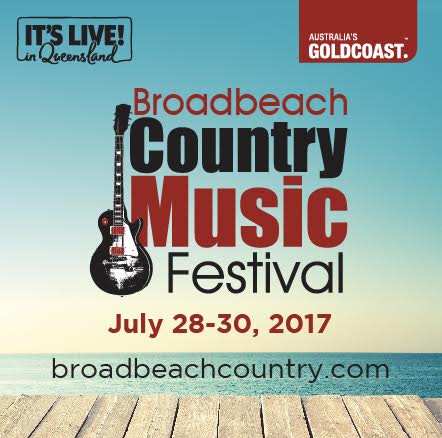 Hayley announced in Broadbeach Country Music Festival Lineup – 28 – 30 July2017