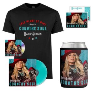 Ultimate Unisex Bundle 'Country Soul' Women's Tee, Stubby Holder, CD & Aqua Vinyl